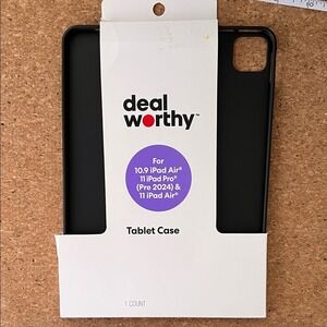 Dealworthy Tablet Case iPad Air 10.9 11 Pro Black NEW‎ Slim Protective Cover